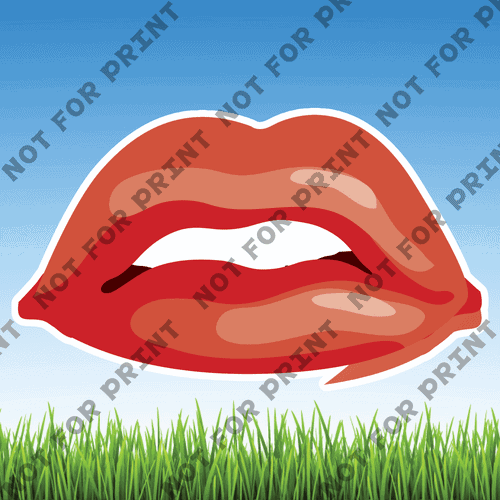 ACME Yard Cards Large Lips #039