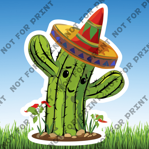 ACME Yard Cards Large Mexican Word Flair #000