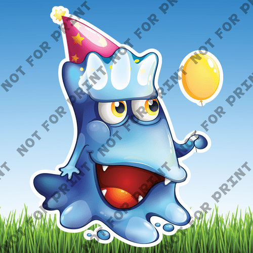 ACME Yard Cards Large Monsters Birthday Party #005