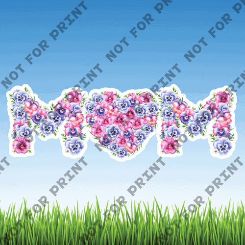 ACME Yard Cards Large Mothers Day Floral #002