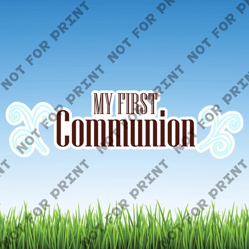 ACME Yard Cards Large Mujka Boys Communion #010