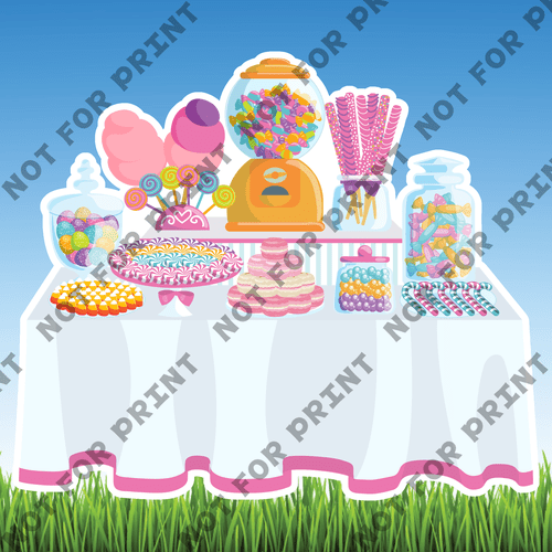ACME Yard Cards Large Mujka Candyland Theme #102