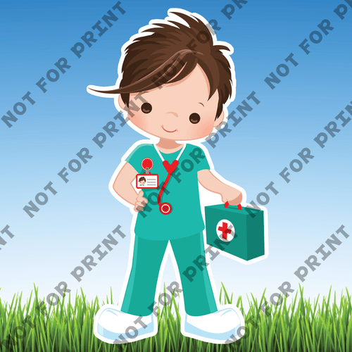 ACME Yard Cards Large Mujka Healthcare Heroes Collection #111