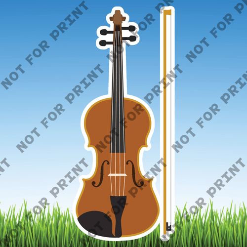 ACME Yard Cards Large Musical Instruments #015
