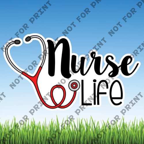 ACME Yard Cards Large Nurse Life #010