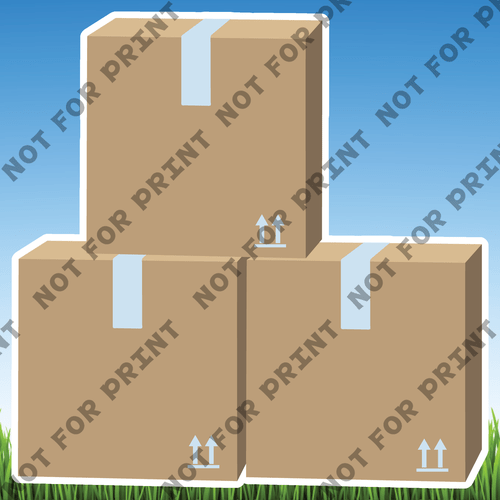 ACME Yard Cards Large Packing Boxes #001
