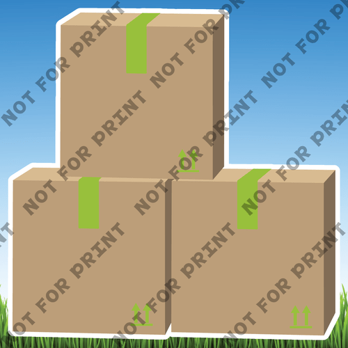 ACME Yard Cards Large Packing Boxes #006