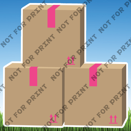 ACME Yard Cards Large Packing Boxes #008