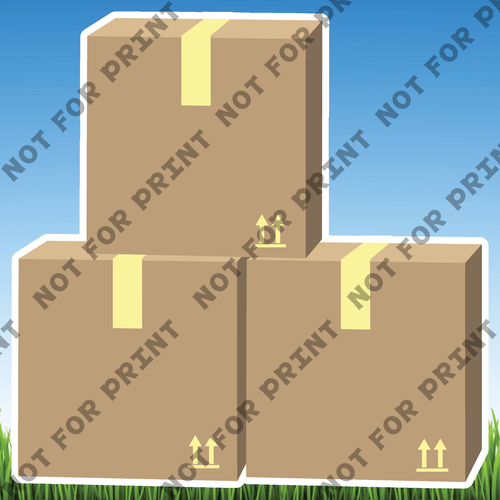 ACME Yard Cards Large Packing Boxes #011