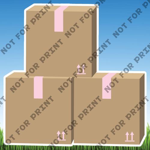 ACME Yard Cards Large Packing Boxes #012