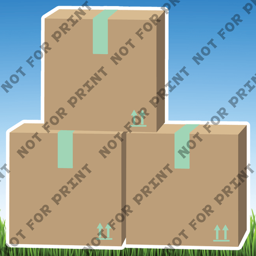 ACME Yard Cards Large Packing Boxes #013