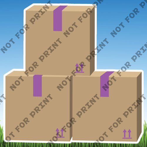 ACME Yard Cards Large Packing Boxes #016