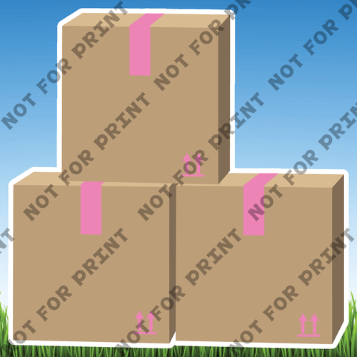 ACME Yard Cards Large Packing Boxes #017
