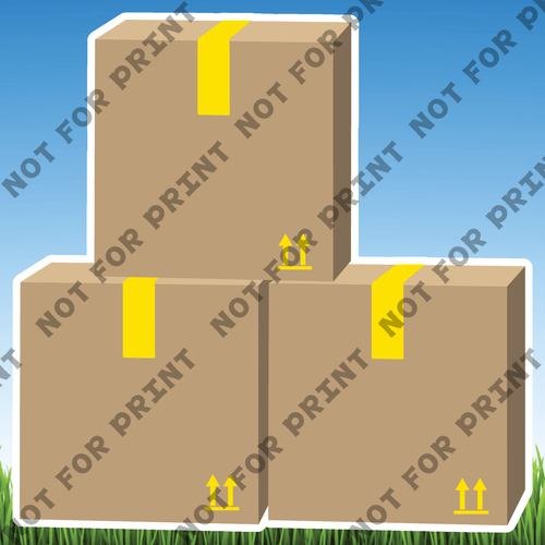 ACME Yard Cards Large Packing Boxes #026