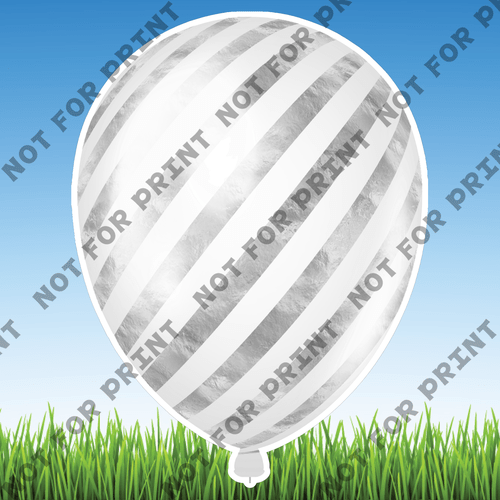 ACME Yard Cards Large Patriotic Balloons #006