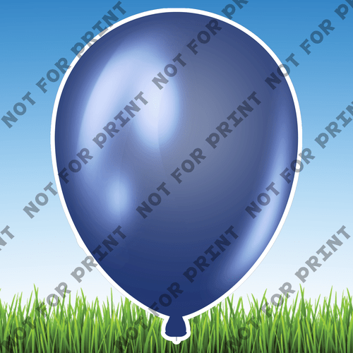 ACME Yard Cards Large Patriotic Balloons #015