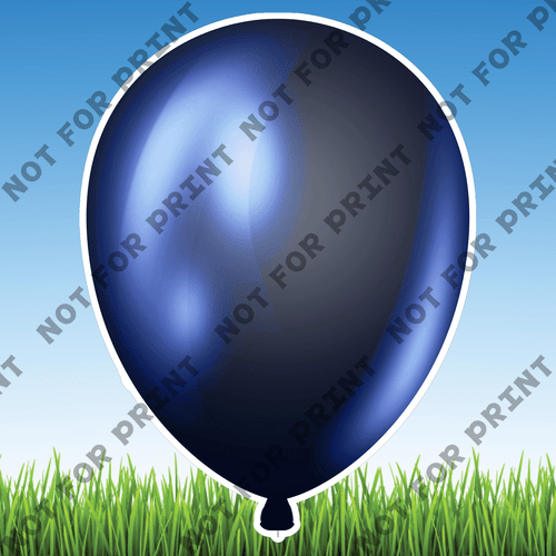 ACME Yard Cards Large Patriotic Balloons #016