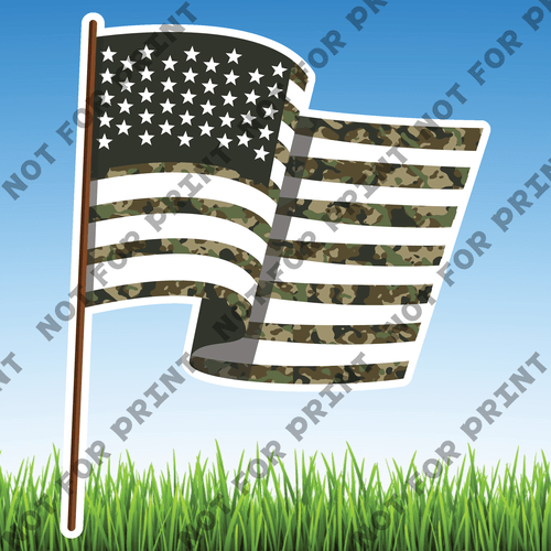 ACME Yard Cards Large Patriotic Welcome Home II #011