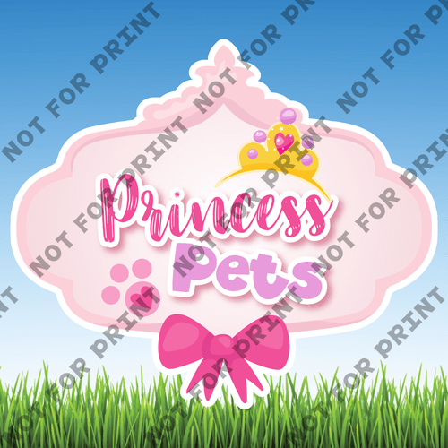 ACME Yard Cards Large Pet Princesses #020