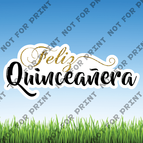 ACME Yard Cards Large Quinceanera #001