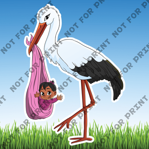 ACME Yard Cards Large Storks #011