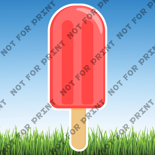 ACME Yard Cards Large Summer Popsicles #003