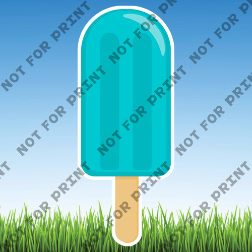 ACME Yard Cards Large Summer Popsicles #004