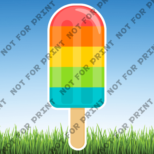 ACME Yard Cards Large Summer Popsicles #011