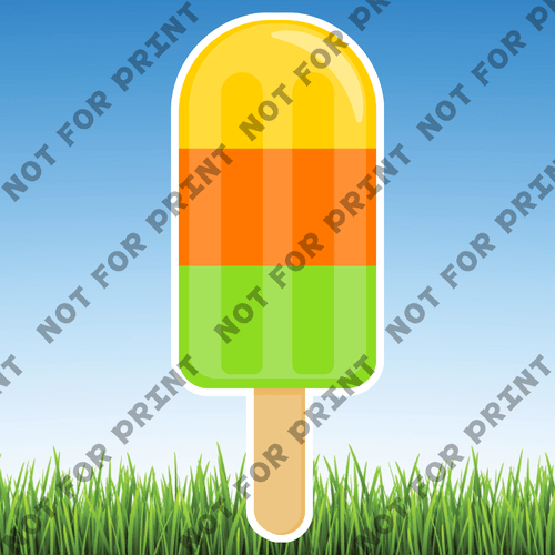 ACME Yard Cards Large Summer Popsicles #015