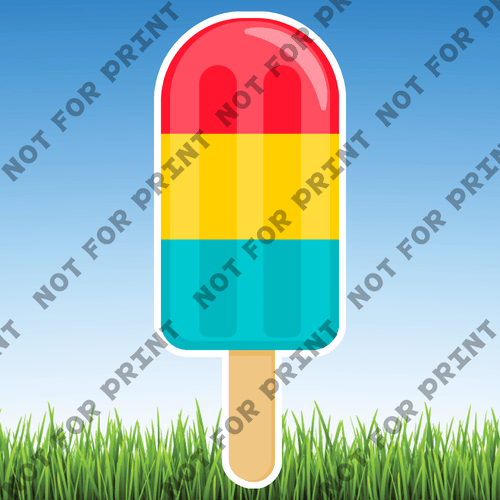 ACME Yard Cards Large Summer Popsicles #018