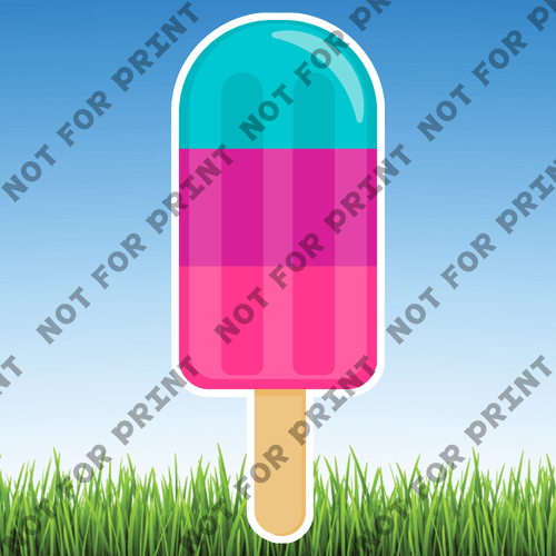 ACME Yard Cards Large Summer Popsicles #022