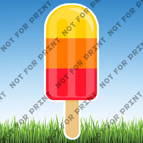 ACME Yard Cards Large Summer Popsicles #023