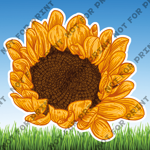 ACME Yard Cards Large Sunflowers #011