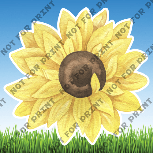 ACME Yard Cards Large Sunflowers #012