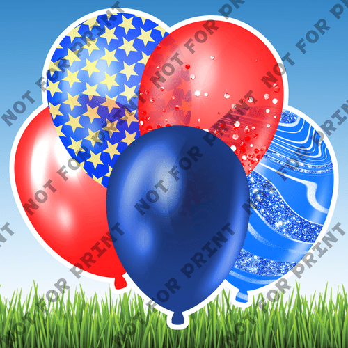 ACME Yard Cards Large Superhero Balloon Bundles #062
