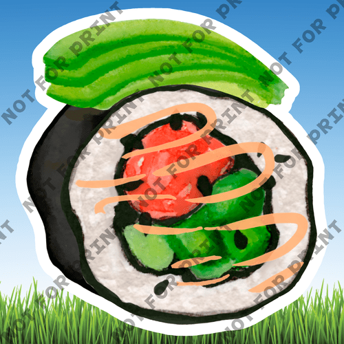 ACME Yard Cards Large Sushi #022