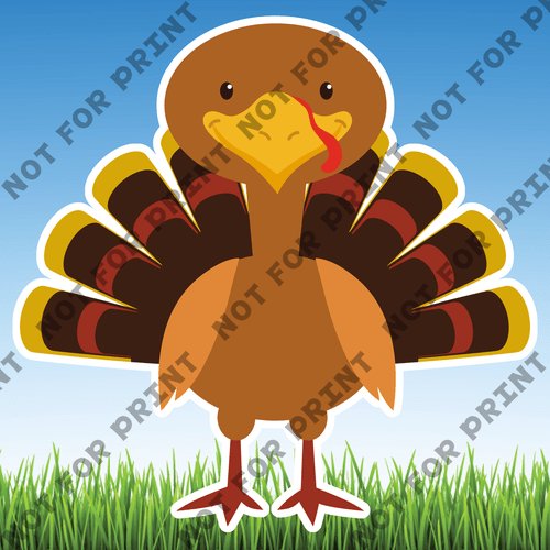 ACME Yard Cards Large Thanksgiving Collection #112
