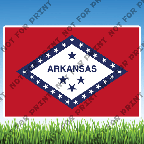 ACME Yard Cards Large USA State Flags #003