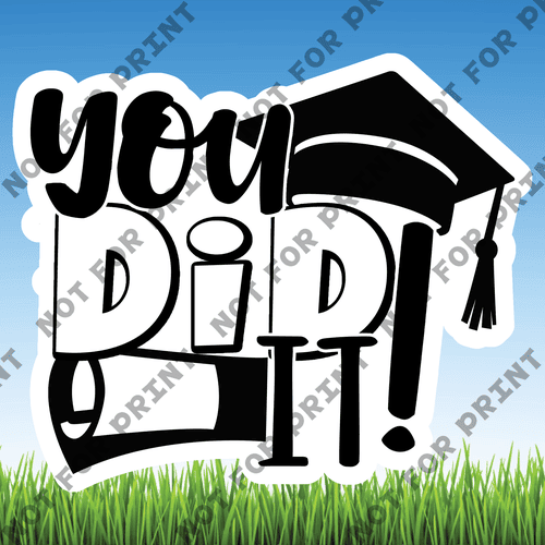 ACME Yard Cards Large You Did It #003