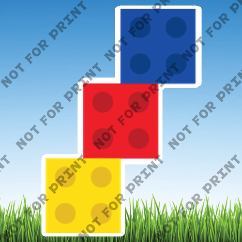 ACME Yard Cards Lego Alphabet & Numbers  #014