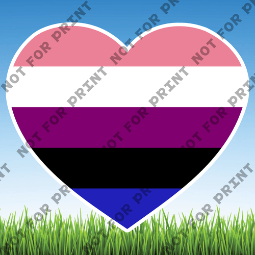 ACME Yard Cards LGBTQ Hearts #007