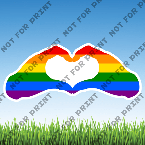 ACME Yard Cards LGBTQ Word Flair #007