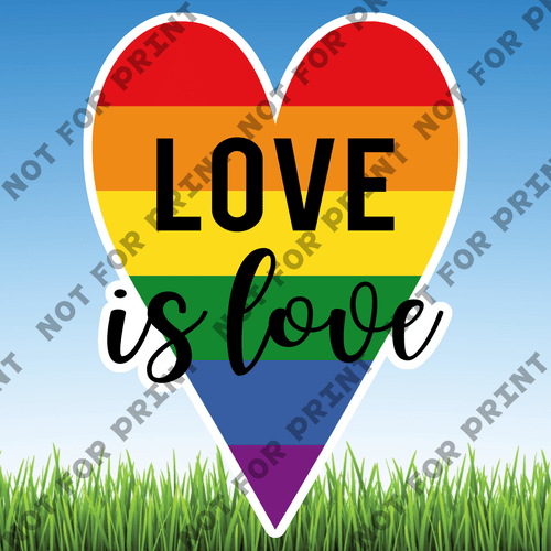 ACME Yard Cards LGBTQ Word Flair #033