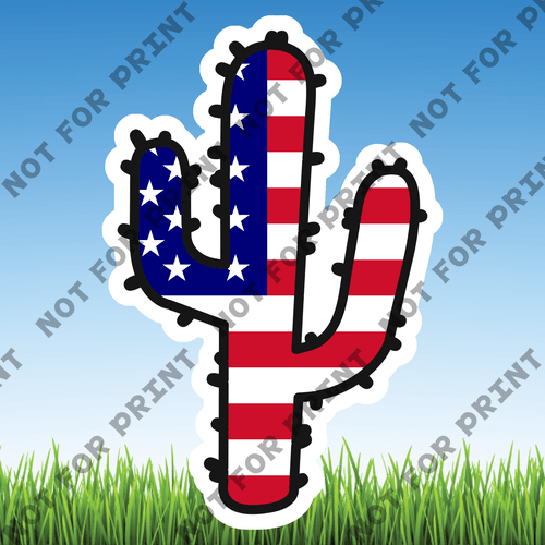 ACME Yard Cards Medium 4th Of July Collection IV #025