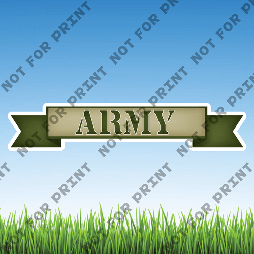 ACME Yard Cards Medium Armed Forces Collection #027