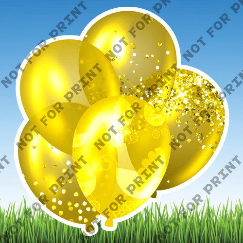 ACME Yard Cards Medium Baby Shower Balloon Bundles #052