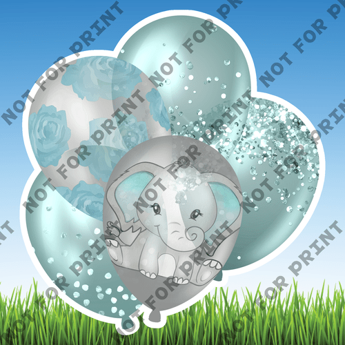 ACME Yard Cards Medium Baby Shower Balloon Bundles #060
