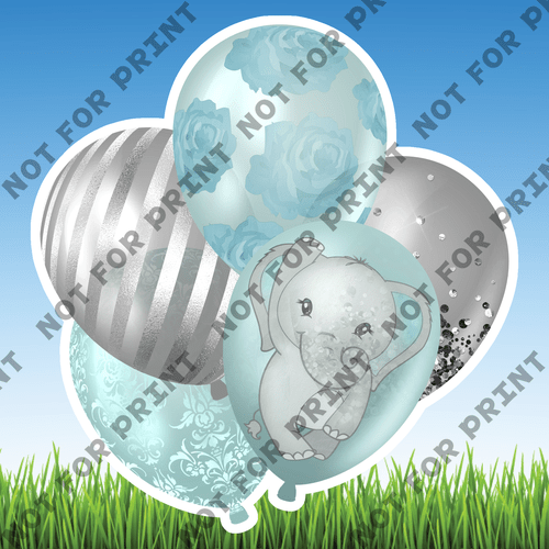 ACME Yard Cards Medium Baby Shower Balloon Bundles #061