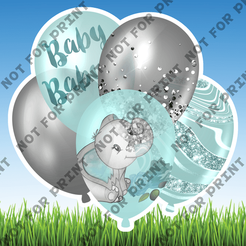 ACME Yard Cards Medium Baby Shower Balloon Bundles #062