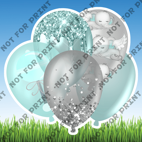 ACME Yard Cards Medium Baby Shower Balloon Bundles #063